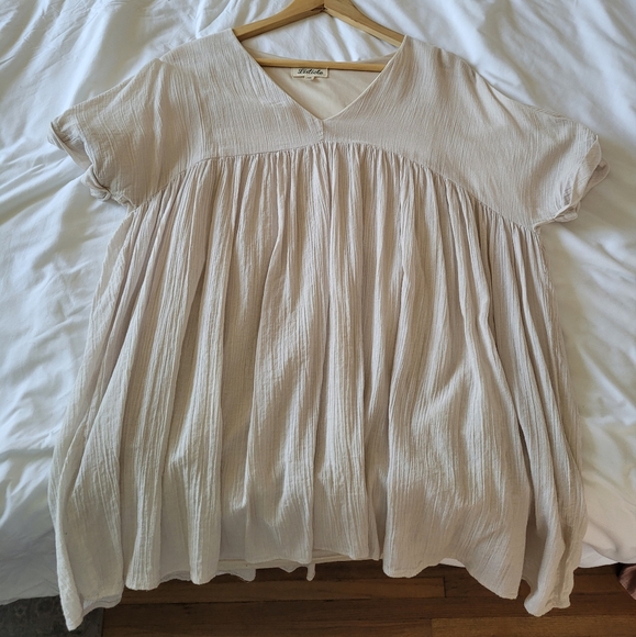 Listicle babydoll tunic smock dress - Picture 6 of 8